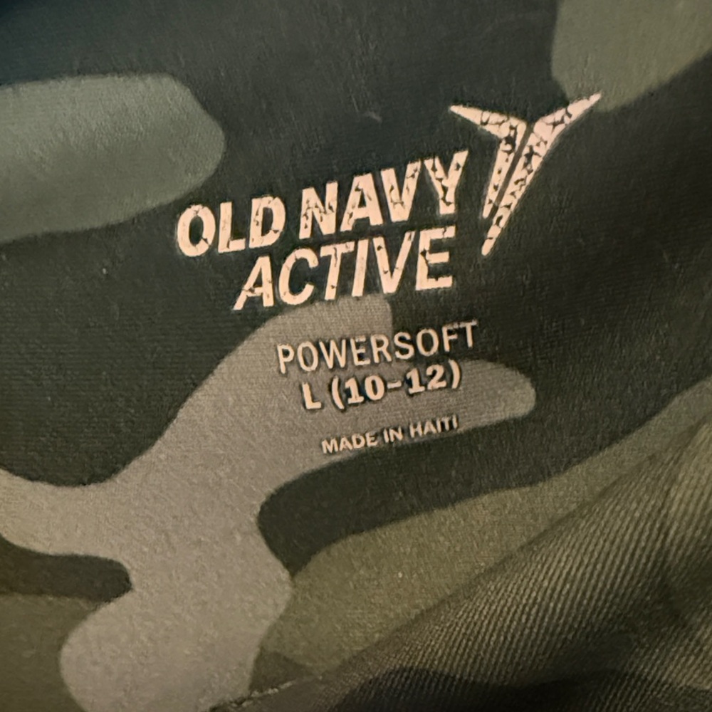 Bundle: 2 Pairs Old Navy Active Leggings Girls Size 10/12 - Picture 7 of 10
